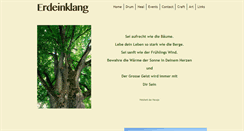 Desktop Screenshot of erdeinklang.ch